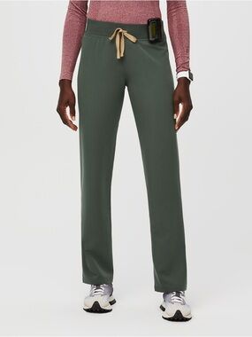 Livingston HEMMED TALL Moss scrub pants po# 1620